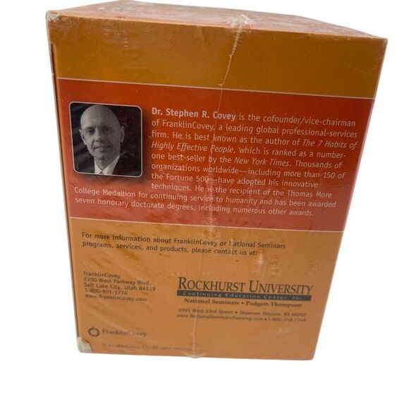 Franklin Covey “Mastering The 7 Habits” 12-CD Set NIB - Stephen R. Covey - Picture 2 of 7